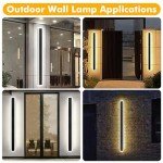 10-Pack Waterproof Outdoor Wall Lights - 30W 6500K