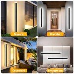 10-Pack Waterproof Outdoor Wall Lights - 30W 6500K
