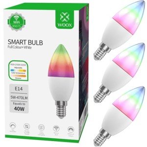 WOOX Smart Color Changing Light Bulbs - 3 Pack