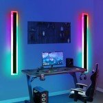 Mikeru 2-Pack RGB Outdoor Wall Lights