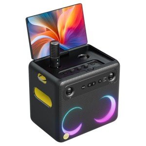 Karaoke Machine with Tablet and Wireless Mics