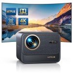 Smart WiFi Bluetooth 1080P Home Cinema Projector