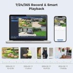 8-Channel Outdoor Security Camera System with 3TB HDD