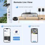8-Channel Outdoor Security Camera System with 3TB HDD