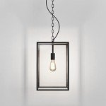 Astro Homefield Textured Black Outdoor Pendant Light