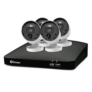 4K NVR Security System with 4 Cameras