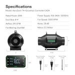 VIVOSUN Smart Grow System with LED Light & Fan