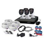 1080p Full HD Security Camera System with Spotlight