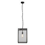 Astro Homefield Textured Black Outdoor Pendant Light