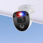 1080p Full HD Security Camera System with Spotlight