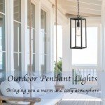 Bestshared Black Outdoor Pendant Lantern with Glass