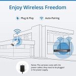 SANNCE 4CH Wireless Home Security Camera System