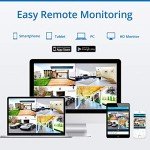 SANNCE 4CH Wireless Home Security Camera System
