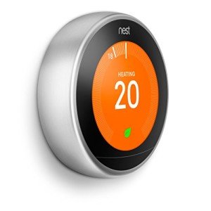 Smart Thermostat Nest Learning 3rd Gen - Stainless Steel