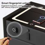 Smart Nightstand with Wireless Charging and LED Lights