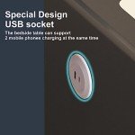 Smart Nightstand with Wireless Charging and LED Lights