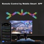 Smart RGB LED Wall Light Bars - 16M+ Colors