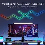 Smart RGB LED Wall Light Bars - 16M+ Colors