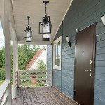 15" Dusk to Dawn Black Outdoor Pendant Light