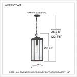 Westover Outdoor Pendant Lantern in Western Bronze