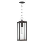 Westover Outdoor Pendant Lantern in Western Bronze