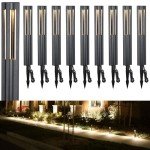 LEONLITE LED Outdoor Pathway Lights, Pack of 10