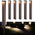 LEONLITE 5W Low Voltage LED Pathway Lights - 6 Pack