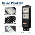 60W Solar Street Light - 4 Pack with Motion Sensor
