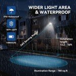 60W Solar Street Light - 4 Pack with Motion Sensor