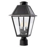 Solar Outdoor Lamp Post Light with Motion Sensor