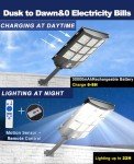 3600W Solar Street Lights - 300000LM, Waterproof