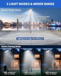 Taoesy 2 Pack Solar Street Lights with Motion Sensor