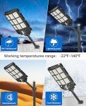 3600W Solar Street Lights - 300000LM, Waterproof