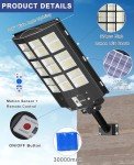 3600W Solar Street Lights - 300000LM, Waterproof