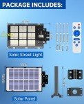 3600W Solar Street Lights - 300000LM, Waterproof