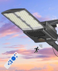 High Power 8500W Solar Street Lights with Motion Sensor