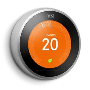 Smart Thermostat Nest Learning 3rd Gen - Stainless Steel
