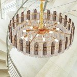 Luxury Round Crystal Chandelier - 60cm Pendant Light