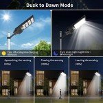 6-Pack Solar LED Outdoor Street Lights with Sensor