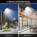 6-Pack Solar LED Outdoor Street Lights with Sensor