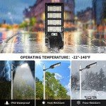 6-Pack Solar LED Outdoor Street Lights with Sensor