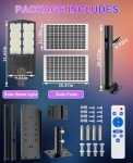 High Power 8500W Solar Street Lights with Motion Sensor