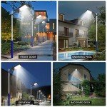6-Pack Solar LED Outdoor Street Lights with Sensor