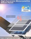 High Power 8500W Solar Street Lights with Motion Sensor