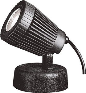 Kichler 12V Underwater Pond Light, Black