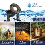 Brass LED Underwater Pond Light by Gardencoin