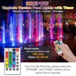 RGB Submersible Pond Lights with Remote Control