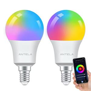 ANTELA Smart RGB E14 LED Bulb 2-Pack