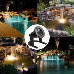 MIK Waterproof Brass Underwater Lights - 2 Pack