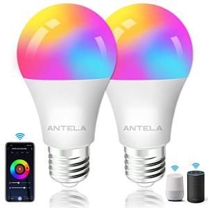 ANTELA Smart WiFi LED Bulbs with Alexa/Google Home